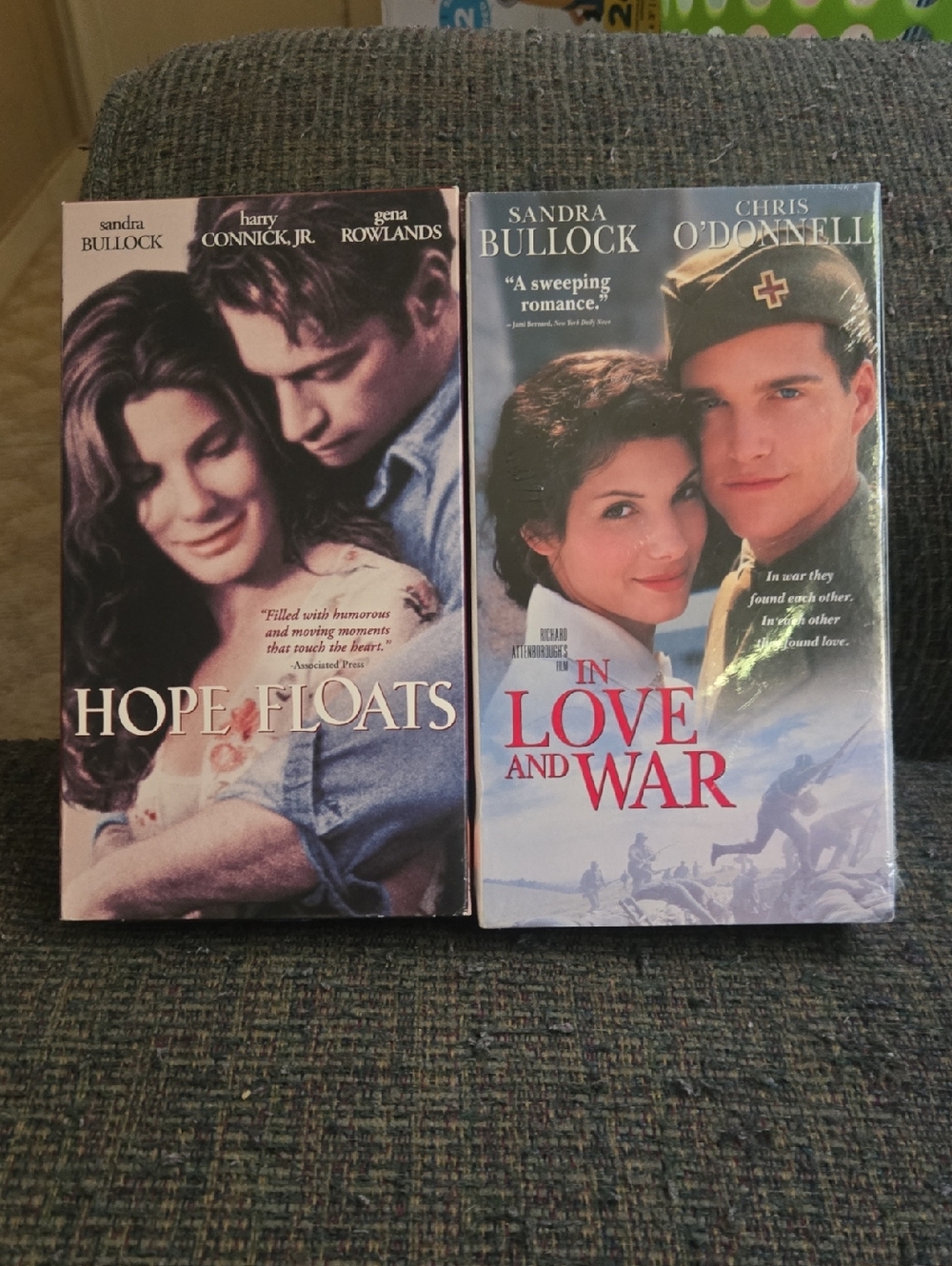 Lot Of 2 VHS Movies Starring Sandra Bullock